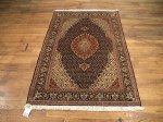 SIL103 3X5 FINE PERSIAN RUG TABRIZ MAHI CARPET