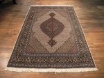 SIL109 7X10 PERSIAN MAHI TABRIZ RUG