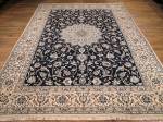 SIL1305 8X11 PERSIAN NAIN RUG