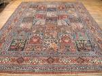SIL1329 10X13 PERSIAN PICTORIAL KASHMAR RUG