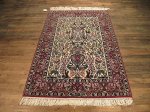 SIL214 4X6 FINE PERSIAN ANIMAL PICTORIAL ISFAHAN RUG