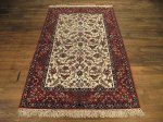 SIL216 4X6 FINE PERSIAN ISFAHAN RUG TABRIZ BENAM DESIGN