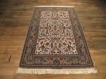 SIL218 4X6 FINE PERSIAN ISFAHAN RUG