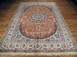 SIL1386 7X10 PERSIAN NAIN RUG