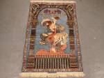 SIL1559 4X6 PERSIAN PICTORIAL ISFAHAN RUG