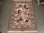 SIL1560 5X8 PERSIAN PICTORIAL ISFAHAN RUG
