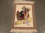SIL1570 2X3 SQUARE PERSIAN PICTORIAL ISFAHAN RUG