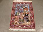 SIL1734 3X4 PERSIAN PICTORIAL ISFAHAN RUG