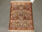 SIL1774 2X2 SQUARE PERSIAN QUOM RUG