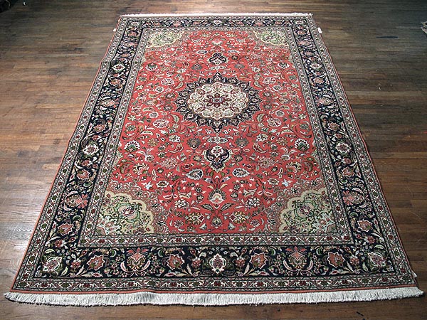 SIL252 7X10 FINE PERSIAN TABRIZ RUG JAVAD GHALAM