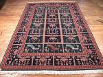 SIL1807 6X8 PERSIAN PICTORIAL TABRIZ RUG