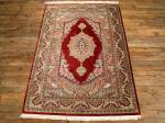 SIL1825 3X5 PURE SILK PERSIAN QUM RUG