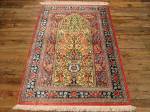 SIL1826 3X4 PURE SILK PERSIAN QUOM RUG