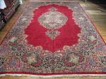 SIL1849 13X20 OVERSIZE PERSIAN KERMAN RUG