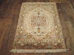 SIL1888 3X4 PURE SILK PERSIAN TABRIZ RUG