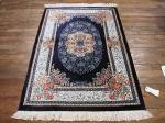 SIL1893 3X4 PURE SILK PERSIAN QUOM RUG