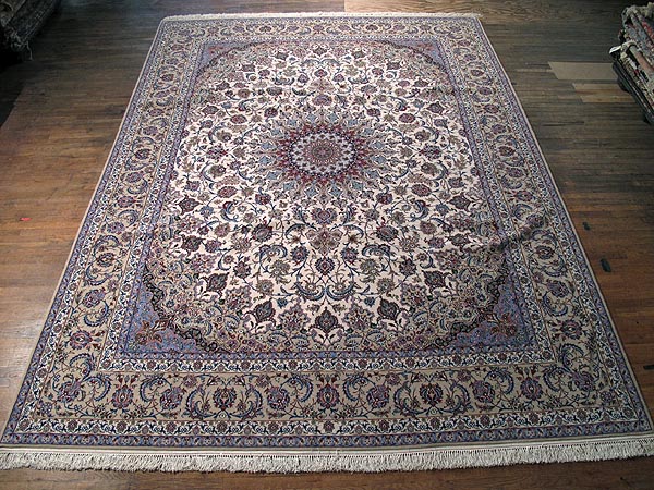 SIL264 10X14 FINE PERSIAN ISFAHAN RUG