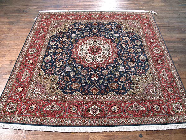 SIL266 7X7 FINE PERSIAN SQUARE TABRIZ RUG JAVAD GHALAM