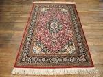 SIL1955 3X4 PURE SILK PERSIAN KASHAN RUG