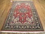 SIL1974 4X5 PERSIAN QUOM RUG