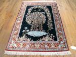 SIL2006 4X5 PURE SILK PERSIAN QUOM RUG