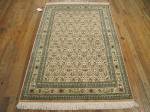 SIL2008 3X5 PURE SILK PERSIAN QUM RUG