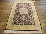 SIL2033 3X5 PURE SILK PERSIAN QUOM RUG