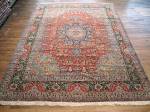 SIL2041 10X3 PERSIAN HUNTING PICTORIAL ESFAHAN RUG
