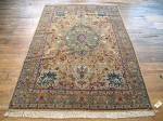 SIL2044 7X10 PERSIAN ANIMAL PICTORIAL TABRIZ RUG