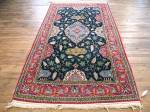 SIL2045 4X8 PURE SILK PERSIAN KASHAN RUG