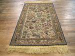 SIL2052 3X5 PERSIAN SILK AND METAL TABRIZ RUG