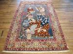 SIL2067 5X8 PERSIAN PICTORIAL ISFAHAN RUG