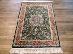 SIL2070 3X4 PURE SILK PERSIAN QUM RUG