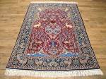 SIL2078 4X5 FINE PERSIAN PRAYER ISFAHAN RUG