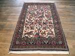 SIL2097 4X6 PERSIAN PICTORIAL QOM RUG