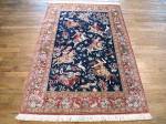 SIL2106 3X5 PURE SILK PERSIAN QUM RUG