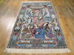 SIL2113 4X6 PERSIAN PICTORIAL ISFAHAN RUG