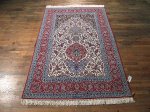 SIL283 5X8 FINE PERSIAN ISFAHAN RUG