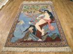 SIL2127 3X6 PERSIAN ISFAHAN PICTORIAL RUG