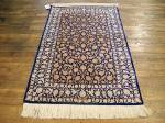 SIL2143 3X4 PURE SILK PERSIAN QUM RUG