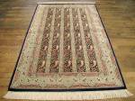 SIL2157 3X5 PURE SILK PERSIAN QUM RUG