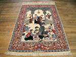 SIL2160 4X5 PERSIAN ISFAHAN PICTURE RUG