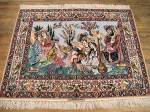 SIL2162 4X5 PERSIAN ISFAHAN PICTURE RUG