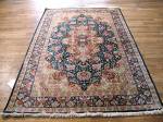 SIL2168 5X7 PURE SILK PERSIAN QUM RUG