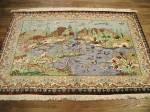 SIL2178 3X5 PERSIAN QUM SILK RUG