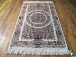 SIL2190 3X4 PERSIAN QUM SILK RUG