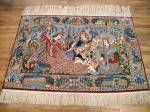 SIL2191 3X5 PERSIAN ISFAHAN PICTORIAL RUG