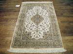 SIL2198 3X4 PERSIAN QUM SILK RUG