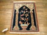 SIL2202 2X3 PERSIAN QUM SILK RUG