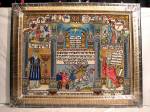 SIL2219 3X5 PERSIAN TABRIZ RUG MOSES TEN COMMANDMENTS